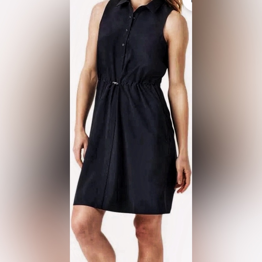 NIC+ZOE TECH STRETCH COLLARED DRESS